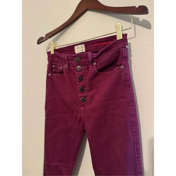 AO.LA BY ALICE + OLIVIA Currant Good High Rise Skinny Jeans Size 28- exposed but - Picture 3 of 10